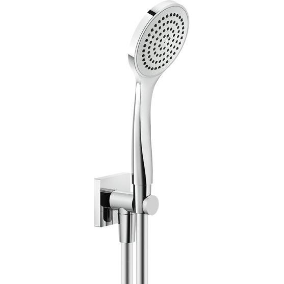 Gessi, Duschbrause, Rilievo, Brause-Set mit Wandanschlussbogen 1/2 und Halterung, Schlauch 1,50 m und 1-Strahl-Ant (1 St...