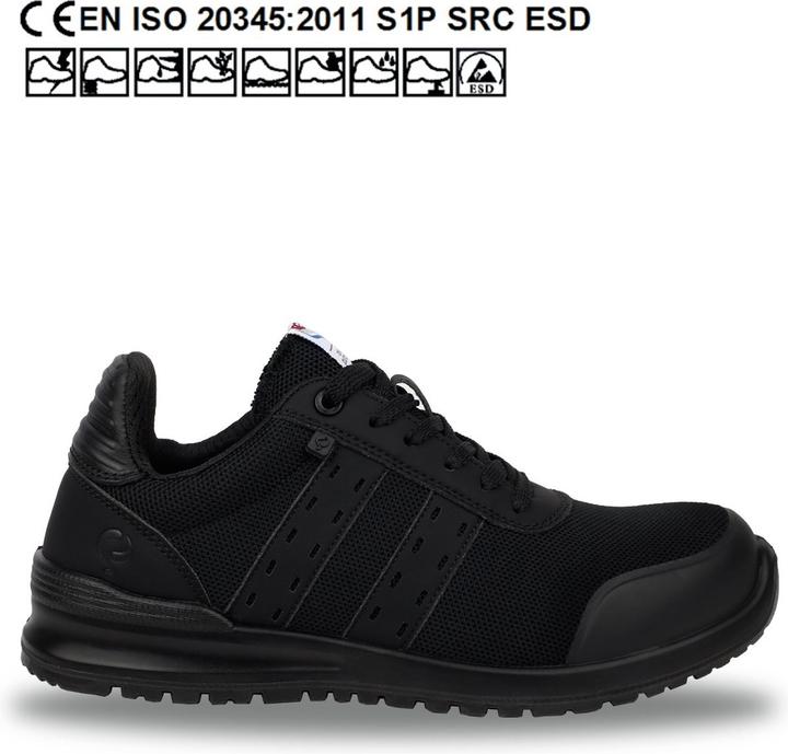 Produktbild Quick Schoen Sprint Dark QS0561 S1P - Schwarz - 45 (S1P, 45)