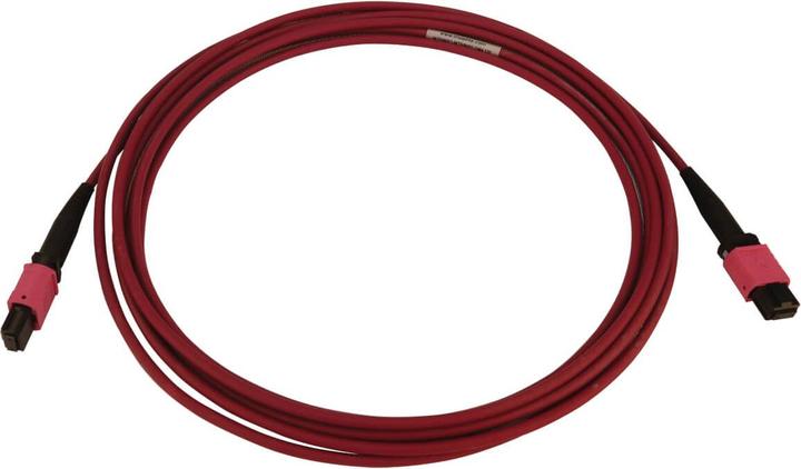 Actual product image Eaton 100G Multimode 50/125 OM4 Fibre Optic Cable 12F MTP/MPO-PC F/F LSZH Magenta 3m 9.8ft (3 m)