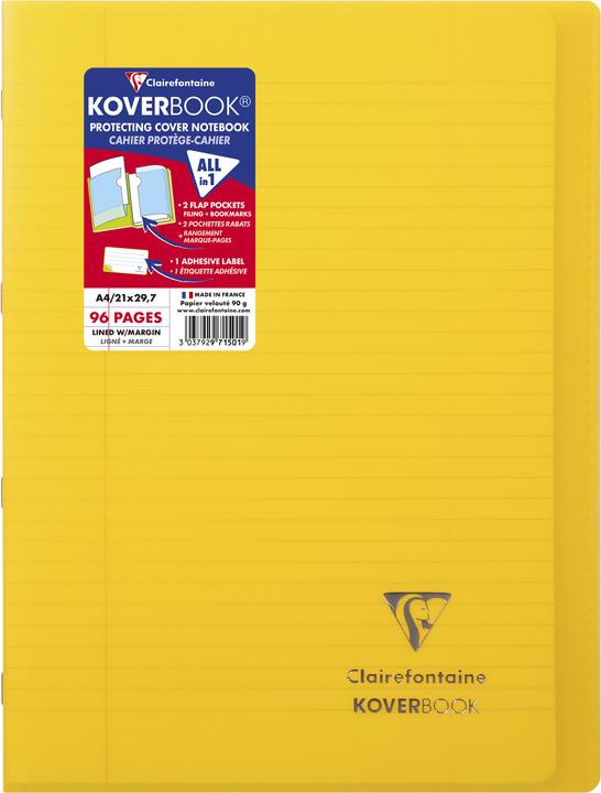 Actual product image Clairefontaine Koverbook (A4, Lined, Soft cover)