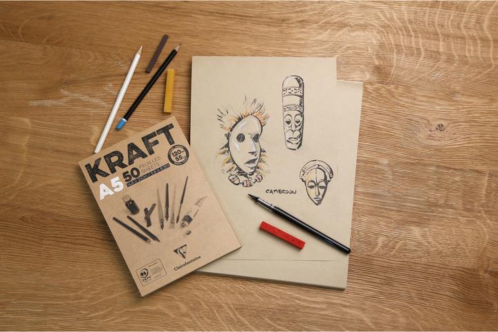 Actual product image Clairefontaine Dry techniques (120 g/m²)