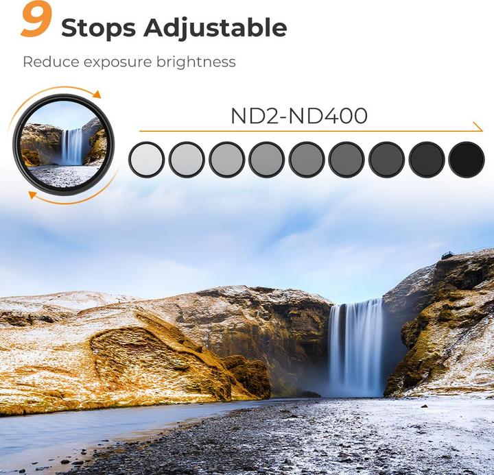 Produktbild K&F Concept Filter Slim 67 MM KV32 (67 mm, ND- / Graufilter)