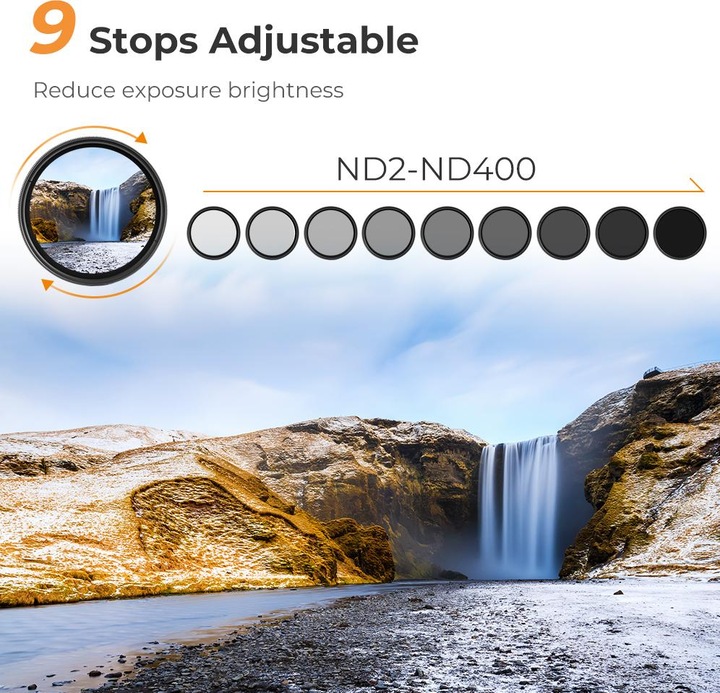 Actual product image K&F Concept Filter Slim 67 MM KV32 (67 mm, Neutral density filter)