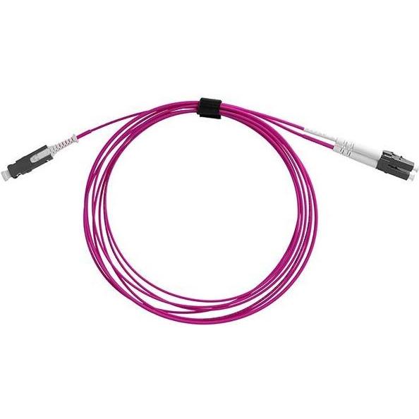 Thumbnail - BlueOptics Corning NM7902QD116002M kompatibles LC-SN Multimode OM4 Patchkabel 2 Meter (S/UTP, 2 m), Netzwerkkabel