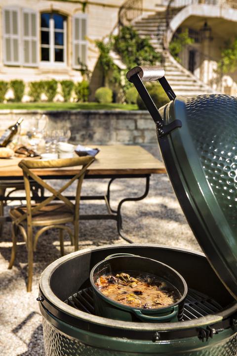 Actual product image Big Green Egg Green Dutch Oven Oval