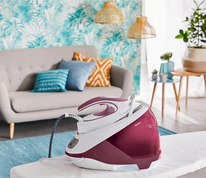 Actual product image Tefal Express Protect SV9201E0 Steam Ironing Station Durilium AirGlide Autoclean soleplate Purple (2800 W, 130 g/min)