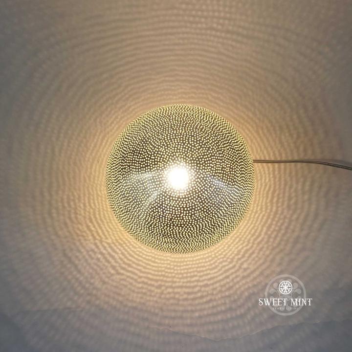 Actual product image Sweet Mint Oriental Lamp Rangi Dots (E14)