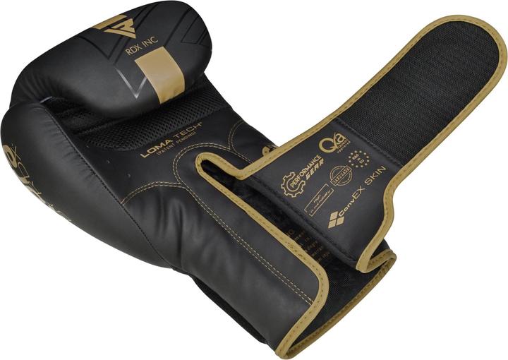 Immagine prodotto Rdx Guantoni Da Boxe F6 Oro Opaco (8 OZ, Taglia unica)