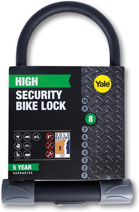 Actual product image Yale High Security Bike Lock