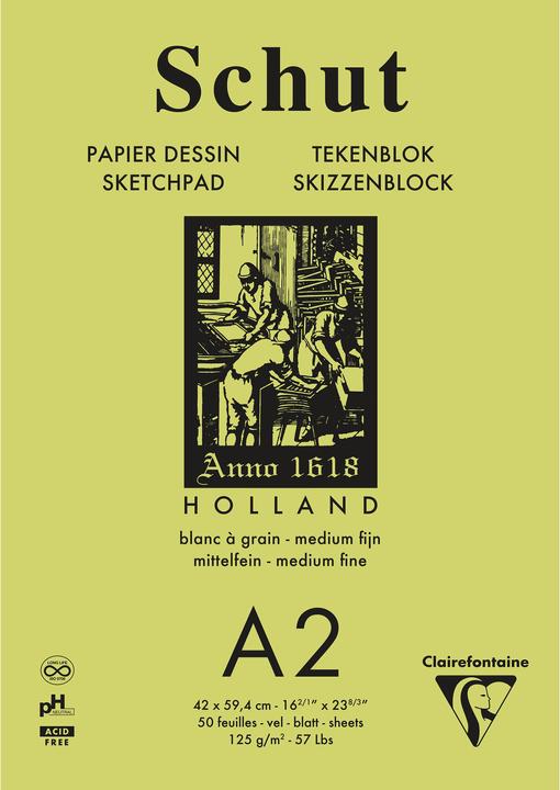 Image du produit Clairefontaine Techniques sèches (125 g/m², 1 x)