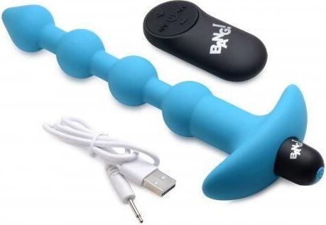 Produktbild XR Brands Vibrating Silicone Anal Beads & Remote Control