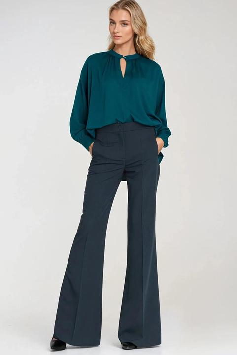 Actual product image Nife Women's oversized ruffled blouse (40, 42)
