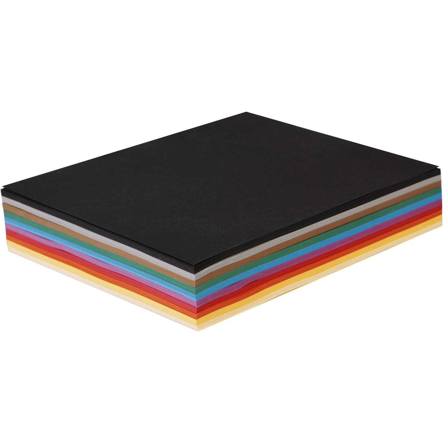 Clairefontaine, Bastelpapier, Farbige Zeichnung (160 g/m², 27 x)