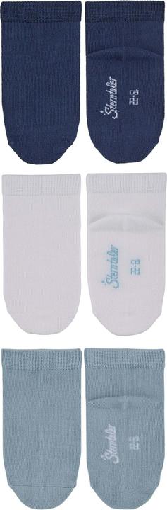 Image du produit Sterntaler Lot de 3 chaussettes de baskets en fil de bambou (Lot de 3, 23 - 26)