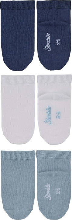 Produktbild Sterntaler Sneaker Söckchen 3er Pack Bambusgarn (3er Pack, 23 - 26)
