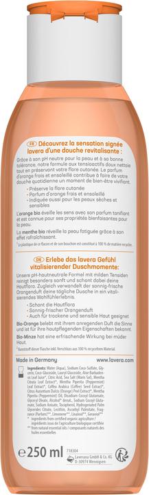 Actual product image Lavera Pflegedusche Vitalisierend Bio Orange & Bio Minze (250 ml)