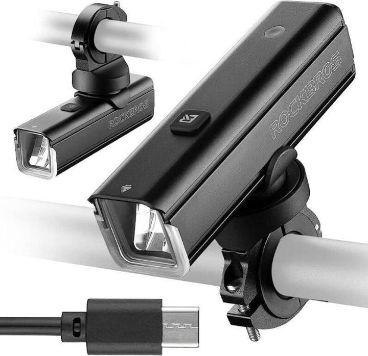 Produktbild Rockbros 24610002001 Fahrrad-Frontlicht 1000 lm - Schwarz (1000 lm)