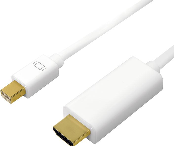 Actual product image LogiLink Mini DisplayPort — HDMI (Typ A) (1 m)