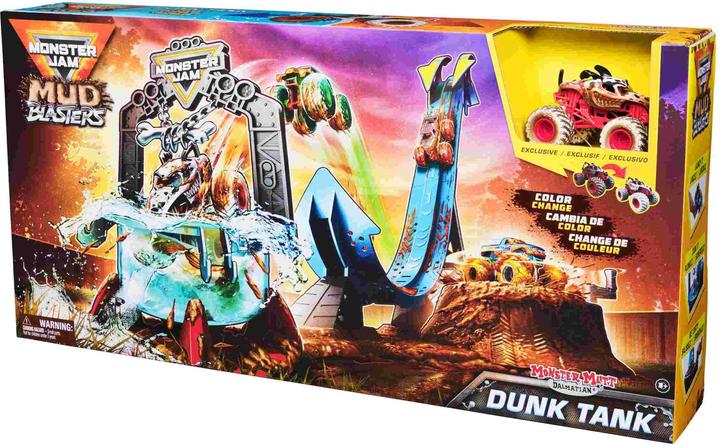Productafbeelding Monster Jam Mud Blasters Monster Mutt Dalmatiër Dunk Tank