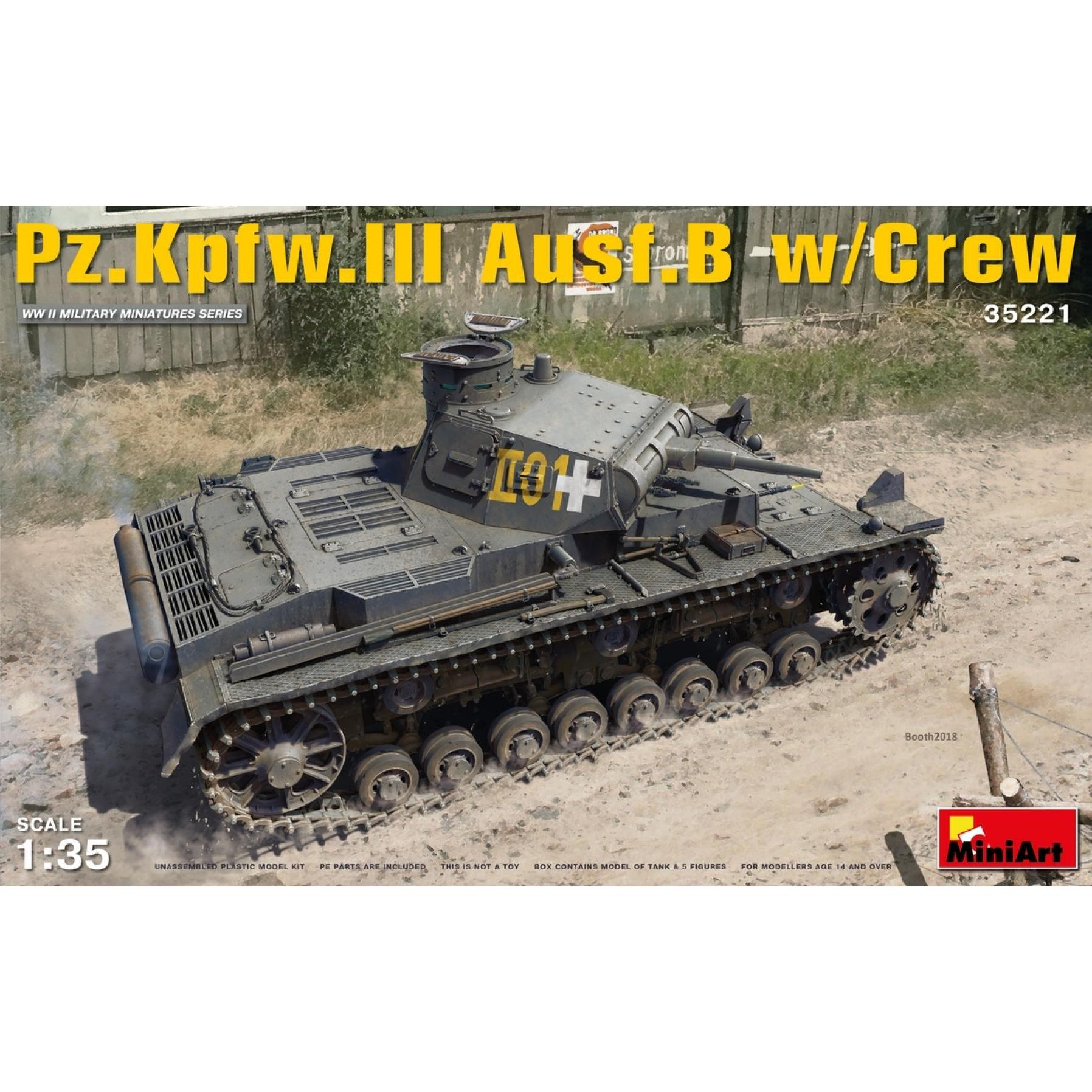 Mini art Pz.Kpfw.3 Ausf.B w/Crew