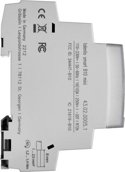 Immagine prodotto Grässlin Timer digitale AMD talento smart B10, 2-canale, 110...230VAC