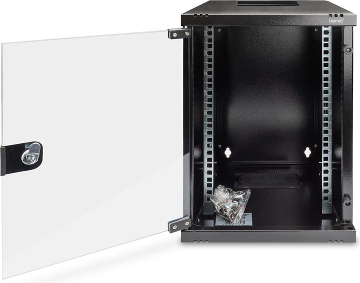 Produktbild Digitus Wandgehäuse 254 mm (10") - 312x300 mm (BxT) (9 HE, 10 Zoll Rack)