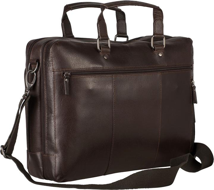 Immagine prodotto Leonhard Heyden Dakota - cartella zip marrone, 2 scomparti