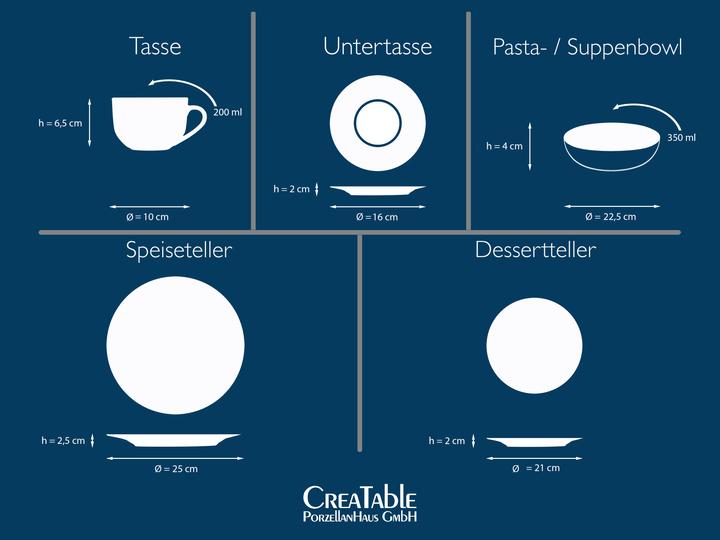 Image du produit CreaTable Maria Theresia (30 pièce(s))