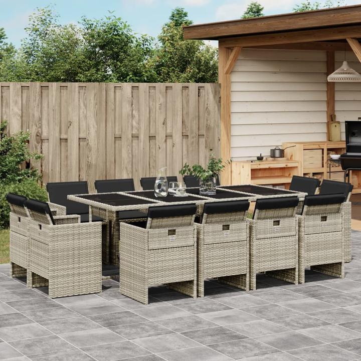 Produktbild vidaXL Garten Essgruppe (220 x 106 x 73 cm)
