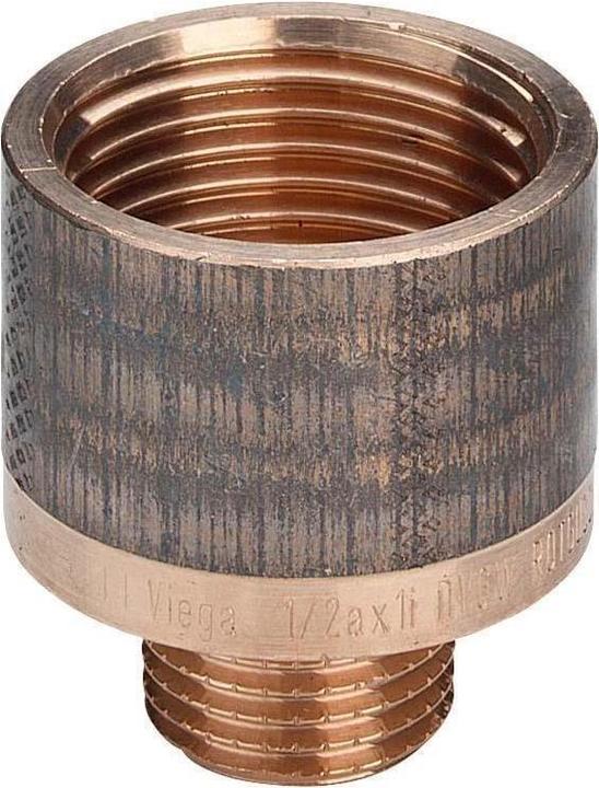 Actual product image Viega spidsmuffe 34" x 12" rødgods (Pipe fitting)