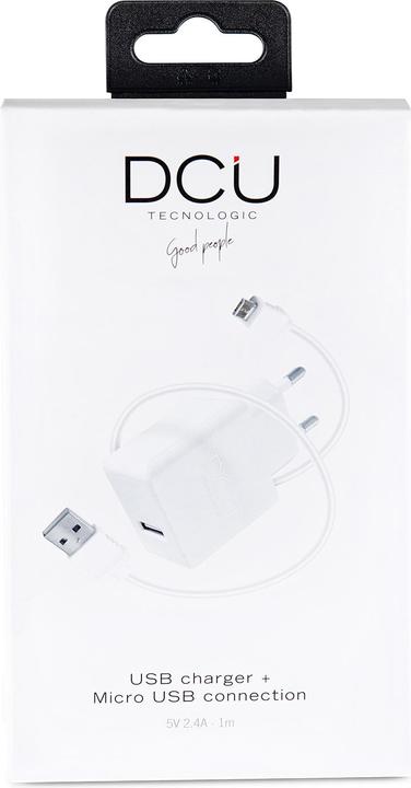 Produktbild DCU Tecnologic USB CHARGER 5V 2.4A MICRO USB CABLE 1M