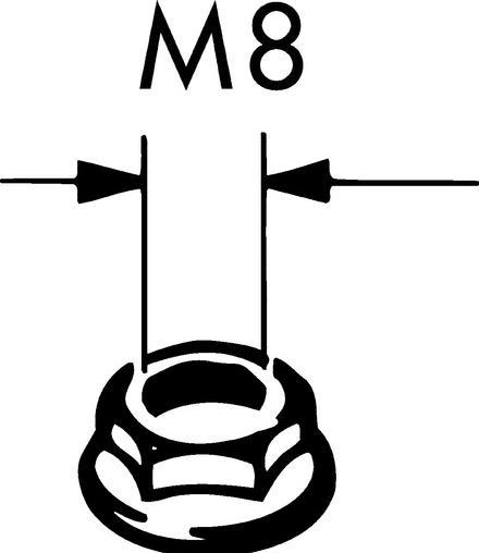 Produktbild HAWA Mutter (M8)