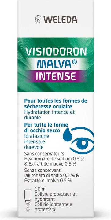 Image du produit Weleda VISIODORON MALVA Intense Gtt Opht Tropffl 10 ml (10 ml, 1 x 10 ml de gouttes pour les yeux)