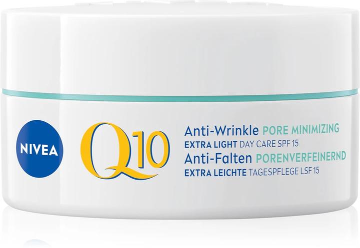 NIVEA Q10 Power Anti-Wrinkle Moisturising Day Cream for Combination Skin 50ml (50 ml, Day cream, SPF 15)