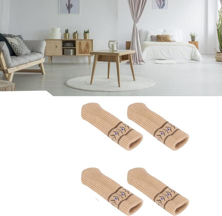 Image du produit Esmée Stoff Stuhlbein Stulpen Schutz Tisch / Stuhl / Boden Schoner - 4er Set (Chaussettes de chaises, 4 pièce(s))
