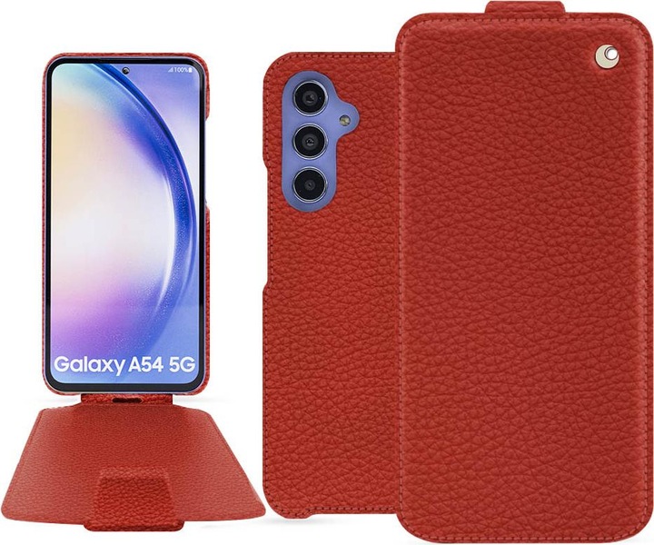 Actual product image Noreve Vertical leather shell (Samsung Galaxy A54 5G)