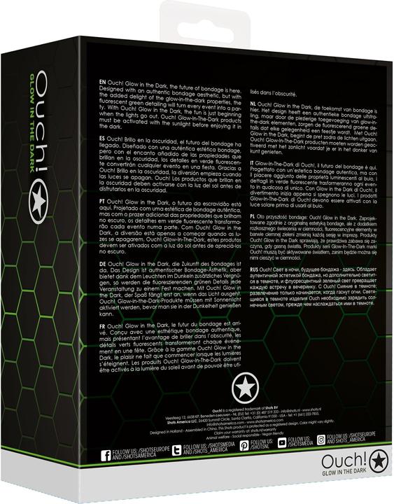 Image du produit Ouch! Bed Bindings Restraint Kit - GitD/Black