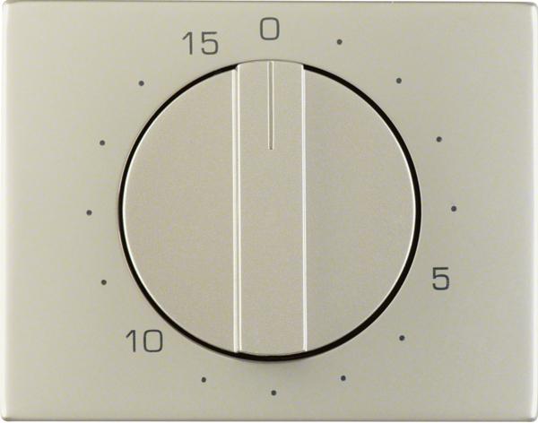 Produktbild Berker 16347104 Zentralstck fr mechanische Zeitschaltuhr K5 edelstahl matt