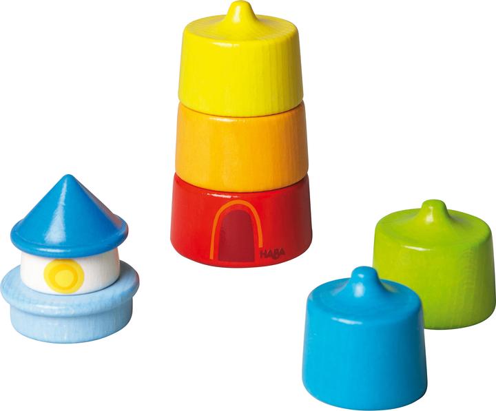 Actual product image Haba Stacking game lighthouse