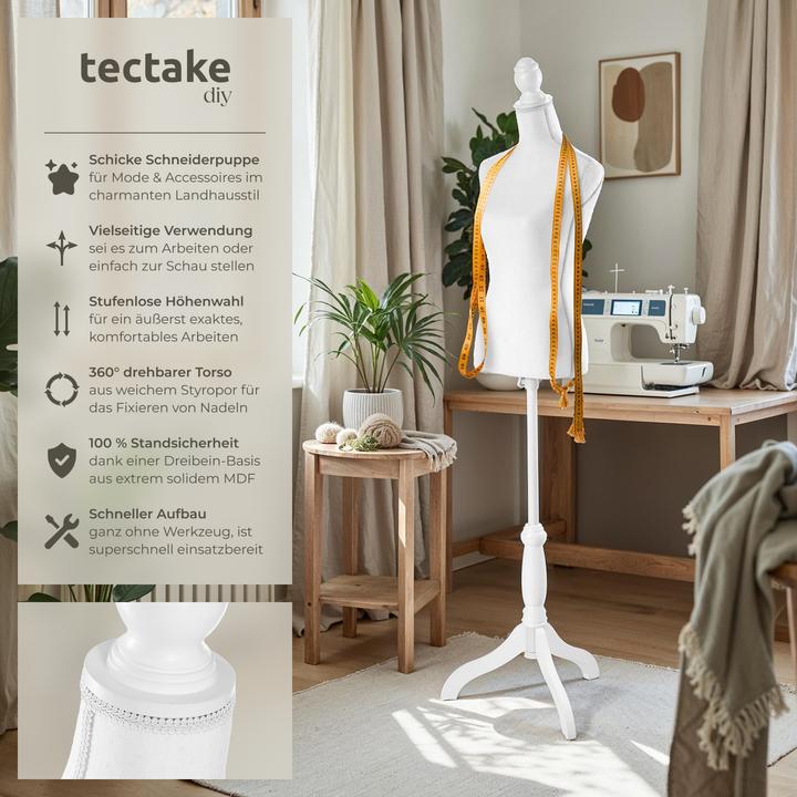 Produktbild tectake Schneiderpuppe