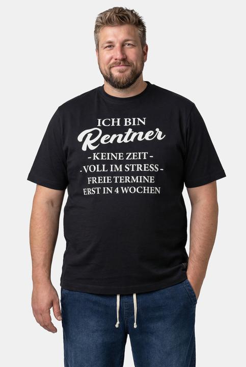 Produktbild Men+ T-Shirt, Halbarm, Brustprint (L)