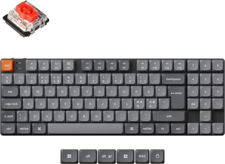 Actual product image Keychron K13 Max (Swiss, Cable, Wireless)