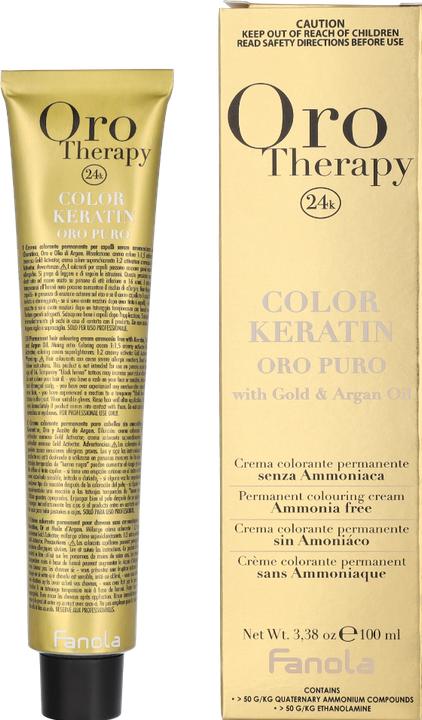 Image du produit Fanola Color Keratin Oro Puro 7/1 Rubio Ceniza 100ml (7.1)