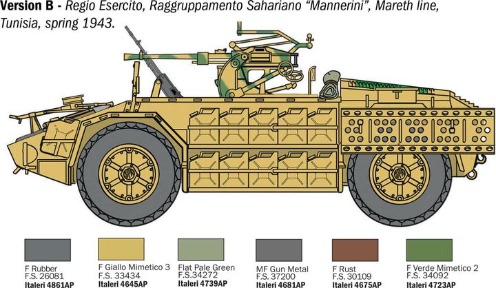 Produktbild Italeri 1:72 AS 42 Sahariana