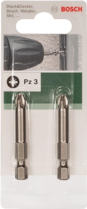 Produktbild Bosch Zubehör Schrauberklinge für Pozidriv-Kreuzschlitzschrauben (PZ) (Kreuz Pozidriv PZ)