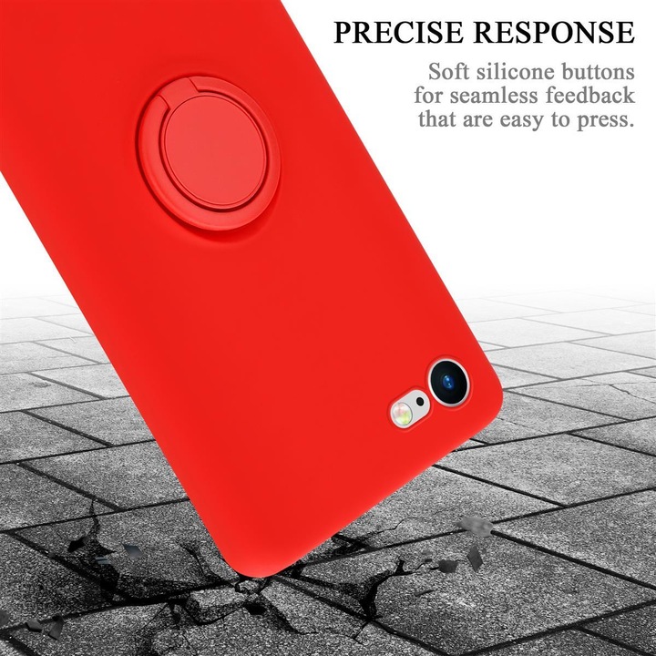 Produktbild Cadorabo TPU Liquid Ring Silicone Case Hülle (Apple iPhone 7, Apple iPhone SE (2nd Gen))