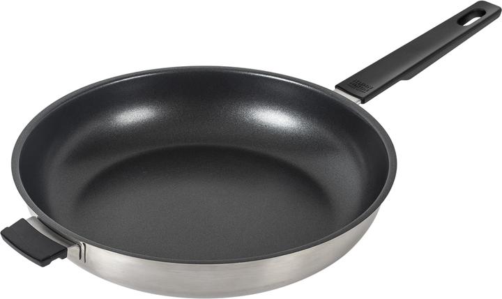 Actual product image Kuhn Rikon SMART & COMPACT Frying Pan Ø 28 cm (28 cm, Frying pan, Stainless steel)
