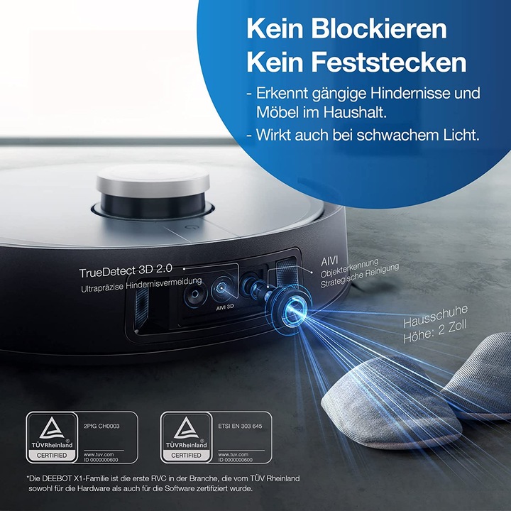 Produktbild Ecovacs Deebot X1 Omni (Saugwischroboter)
