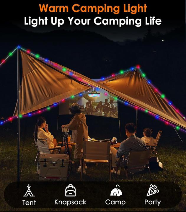 Produktbild MoKo Aufrollbare Camping-LED-Lichterkette