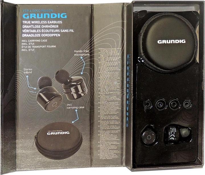 Immagine prodotto Grundig Auricolari BT con microfono PP (5 h, Senza fili)